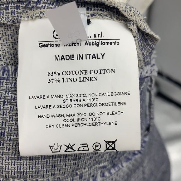 Messagerie Patrizio Piscaglia Tweed Shorts Sz 40 - Picture 6 of 9